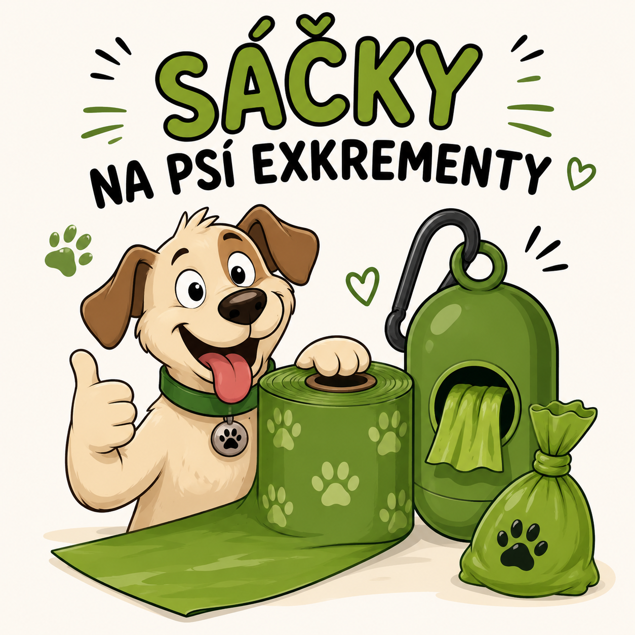 Sáčky na psí exkrementy