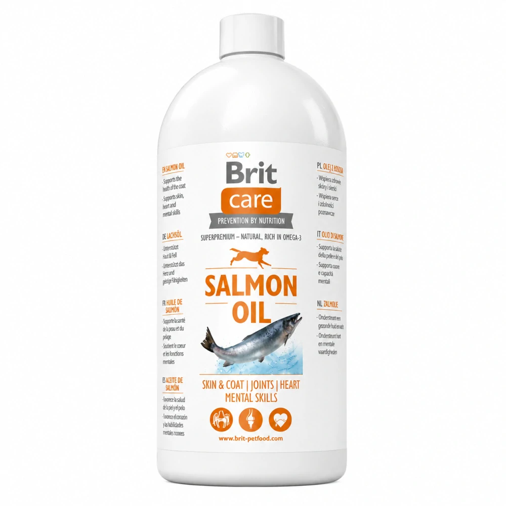 Lososový olej Brit Care pro psy – 1000 ml