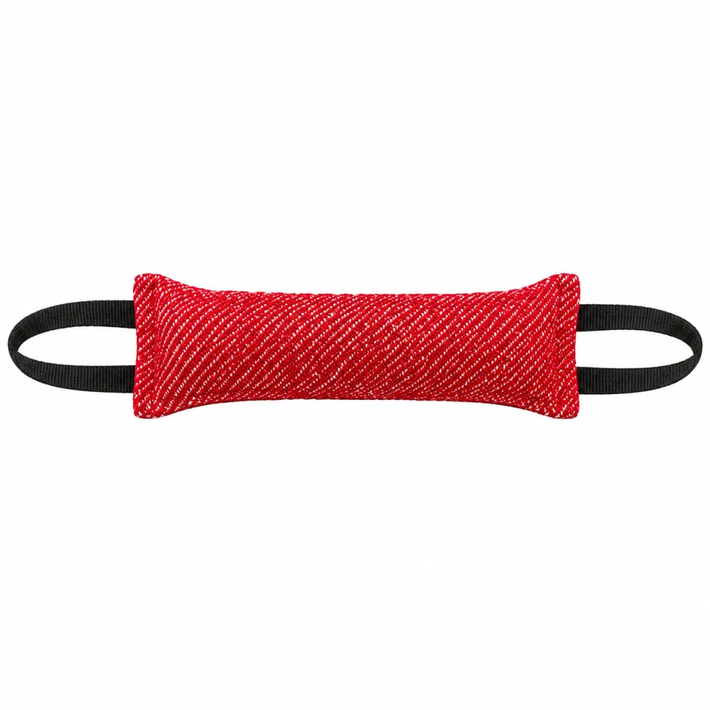 Měkký pešek pro psy – přetahovací hračka 30 cm (červený)