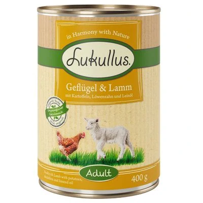 Lukullus drůbeží a jehněčí 400 g