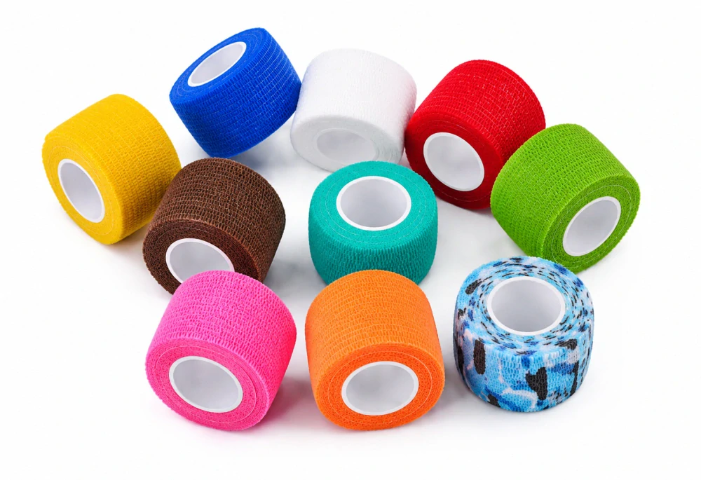 Samolepicí elastický obvaz pro psy 2 cm – různobarevný