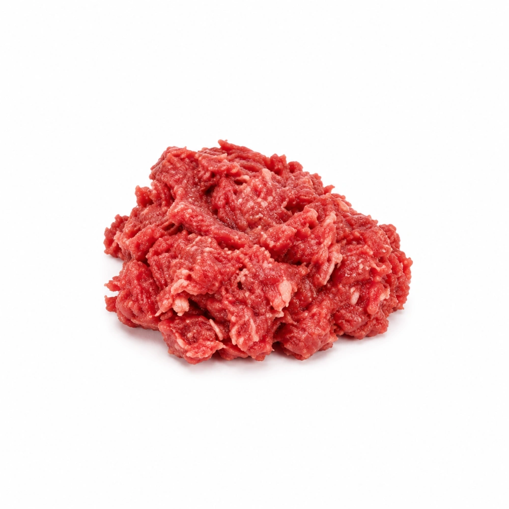Hovězí svalovina s droby pro psy – BARF mix 1 kg