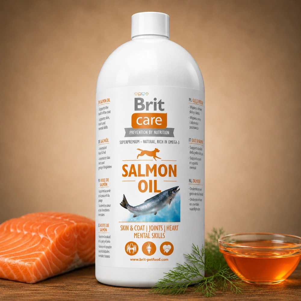 Lososový olej Brit Care pro psy – 1000 ml