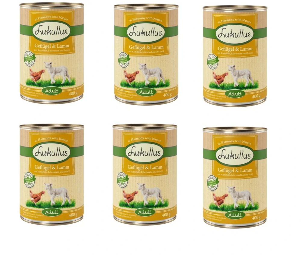 Lukullus drůbeží a jehněčí 400 g