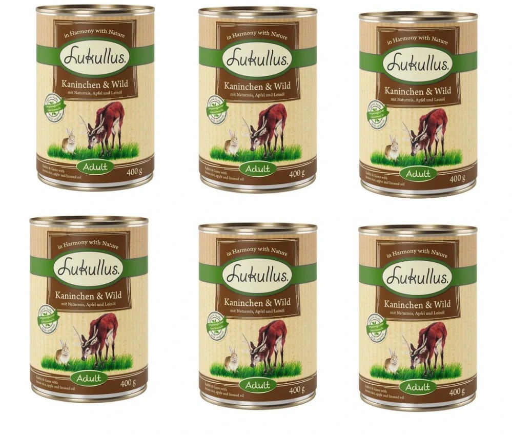 Lukullus králík a zvěřina 400 g