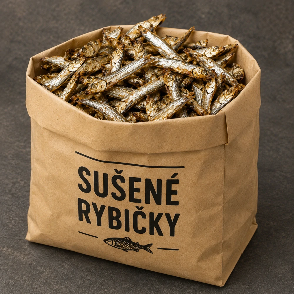 Sušené rybičky pro psy – šproty (100 % přírodní pamlsek)