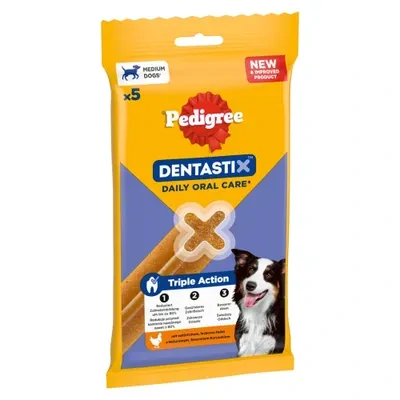 Pedigree Dentastix Medium – dentální pamlsky pro střední psy 28 ks
