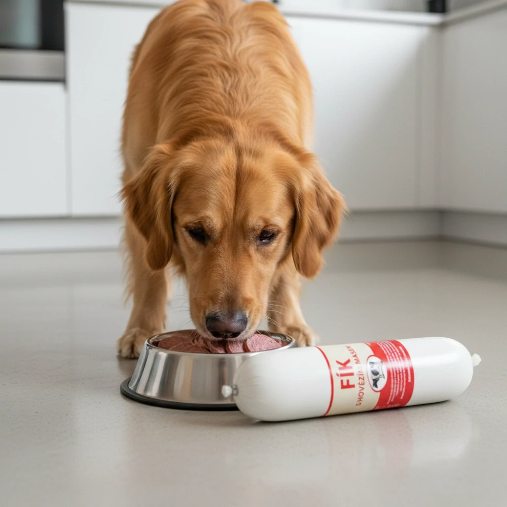Šetrně sterilizovaný salámek FÍK pro psy 1 kg – alternativa k BARF