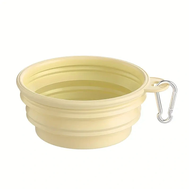Skládací cestovní miska pro psy – silikonová 350 ml