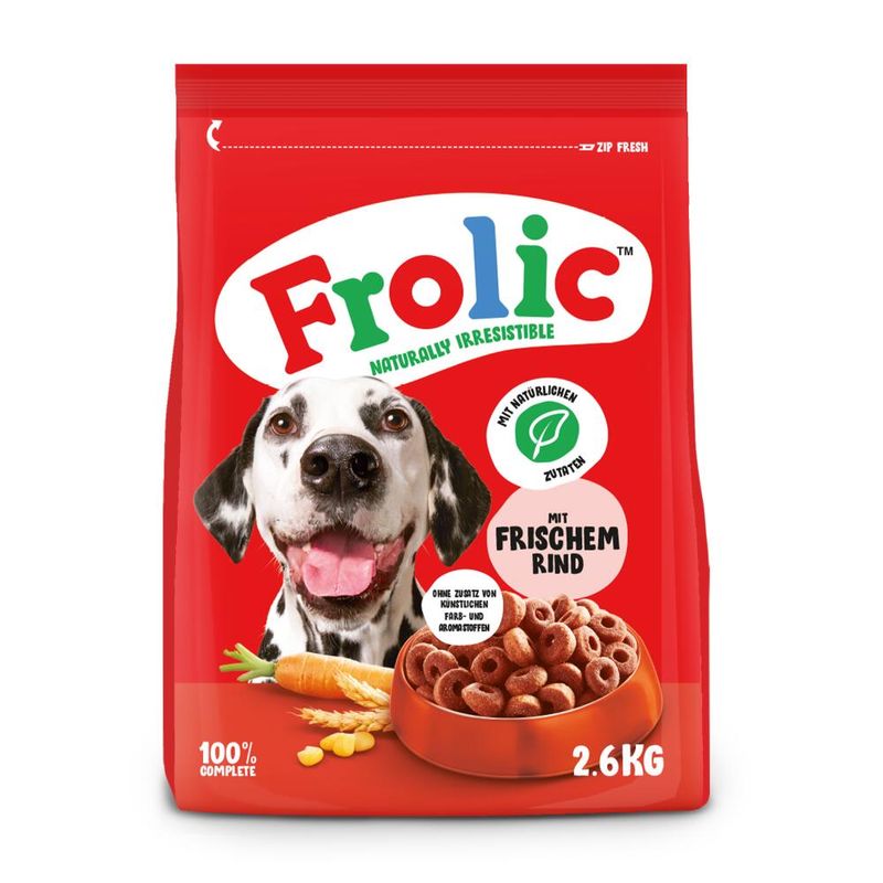 Frolic Hovězí & Mrkev - Měkké pamlsky na výcvik pro psy 2,6 kg