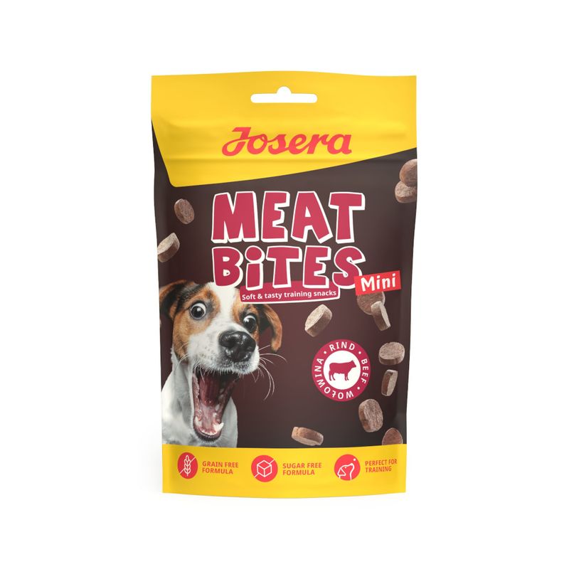 Josera meat bites mini - Měkké hovězí pamlsky na výcvik 70 g