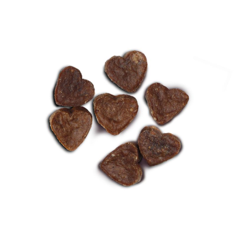 Rosie's Farm Mini Hearts – polovlhké pamlsky pro psy (telecí)