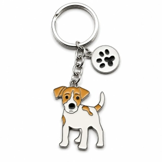 Klíčenka Jack Russell teriér – kovová