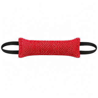 Měkký pešek pro psy – přetahovací hračka 30 cm (červený)
