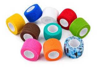 Samolepicí elastický obvaz pro psy 2 cm – různobarevný